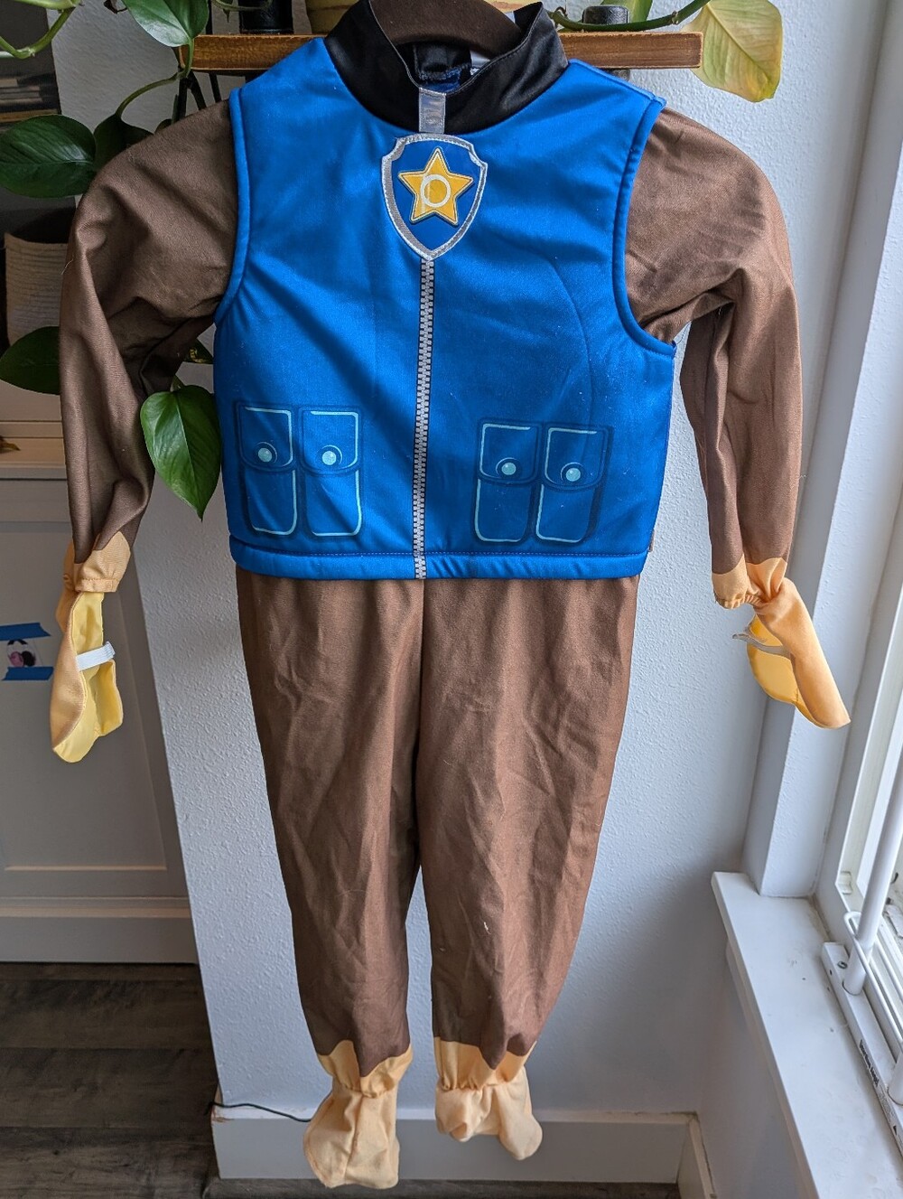 Paw Patrol Chase Costume Jumpsuit Replacement Body Outfit Only Toddler Kids